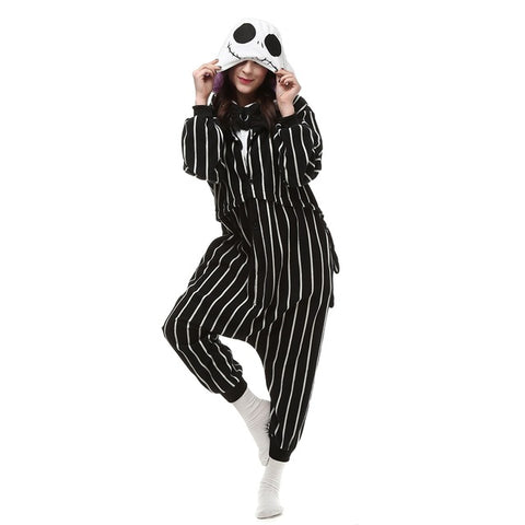Adults Kigurumi Costumes Onesie , Color - Jack Skellington-#1 The First Place For your Kugurumi Costume Onesie - #ImportKigurumi