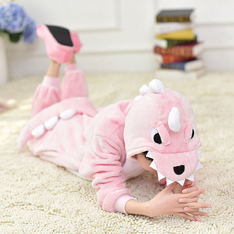 Kids Kigurumi Onesie Costume , Color - Pink Dinosaur-#1 The First Place For your Kugurumi Costume Onesie - #ImportKigurumi