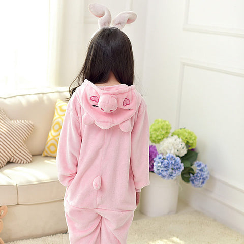 Kids Kigurumi Onesie Costume , Color - Pink Pig-#1 The First Place For your Kugurumi Costume Onesie - #ImportKigurumi
